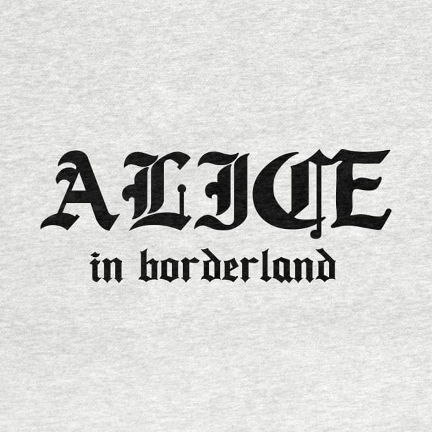 Alice in borderland title black by CERA23